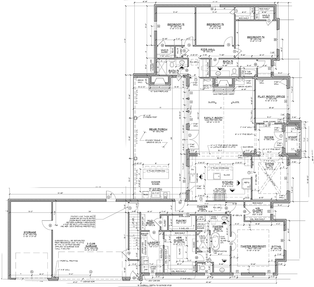 2D floorplan before AI rendering