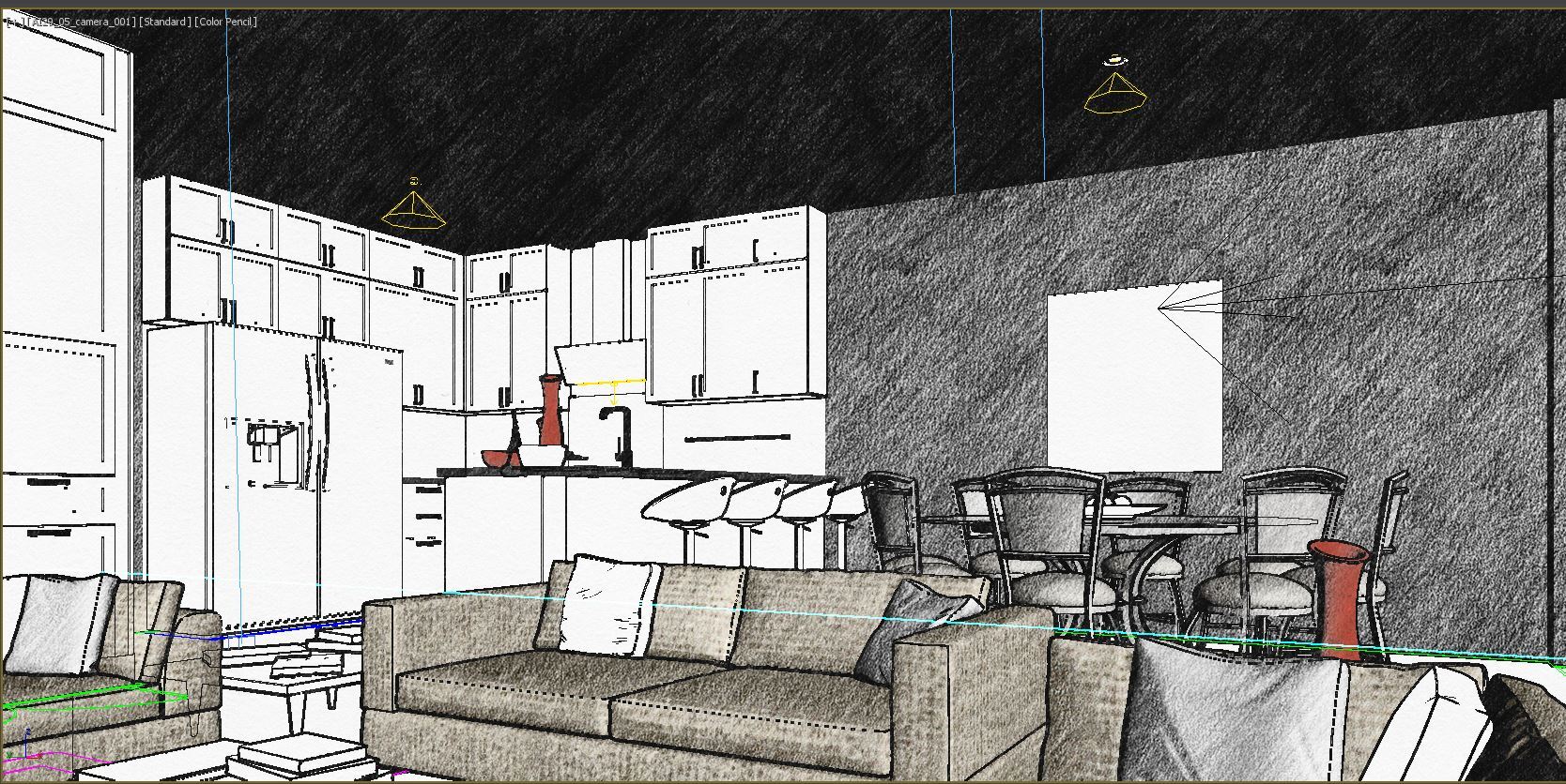 Reference interior photo before AI rendering