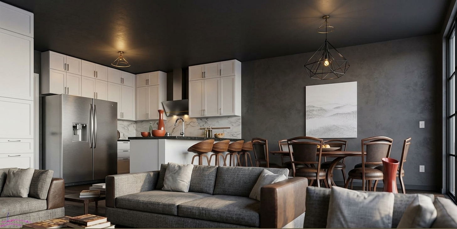 Photorealistic interior rendering from photo